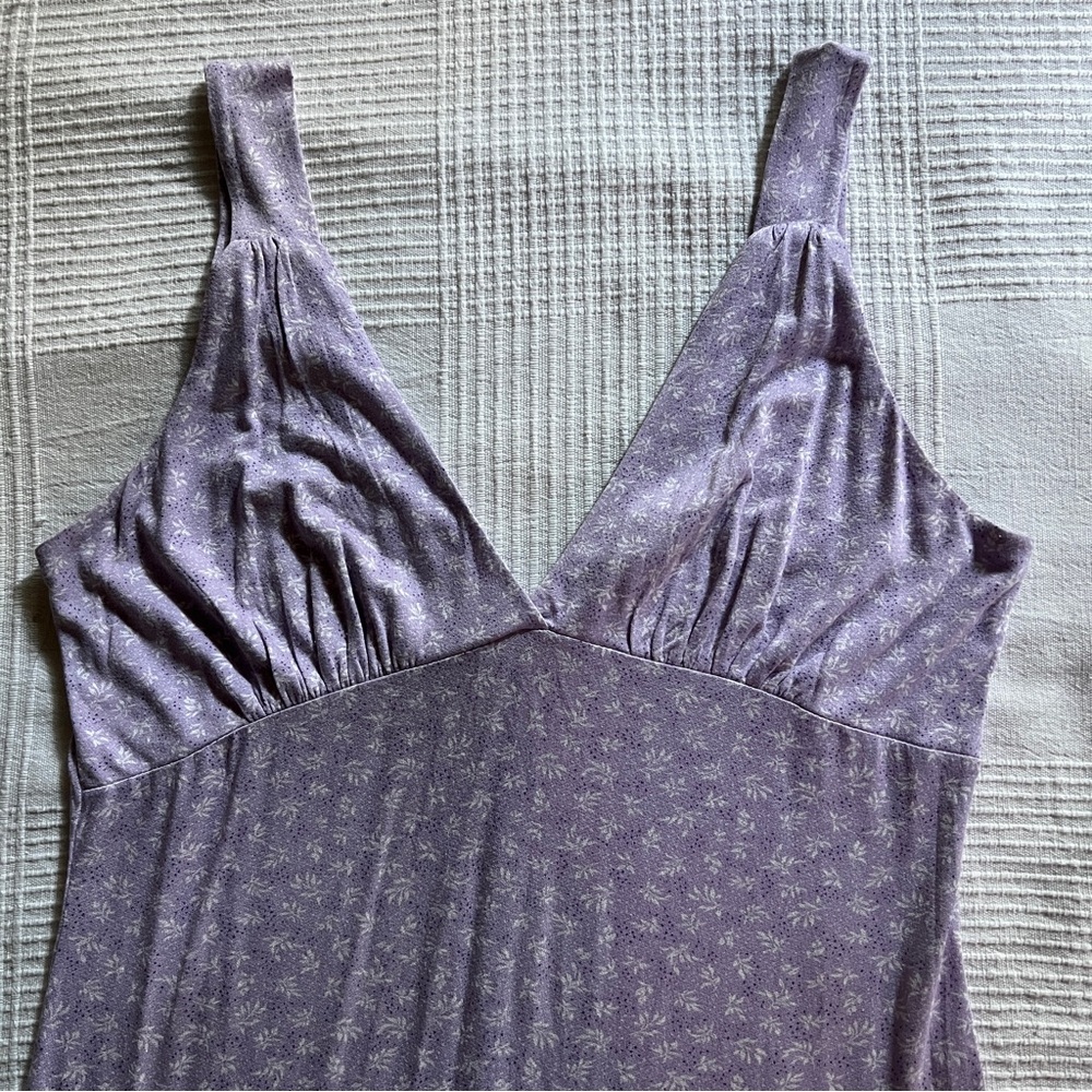 SOLD Forever 21 Lavender Floral Midi Dress